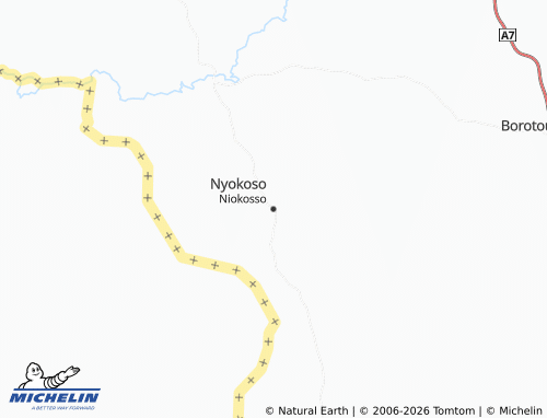 MICHELIN-Landkarte Niokosso - ViaMichelin