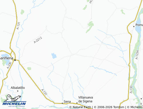 MICHELIN-Landkarte Castelflorite - ViaMichelin