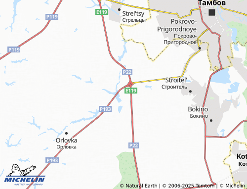 MICHELIN Krasnosvobodnoye SNT map - ViaMichelin