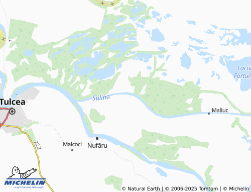 MICHELIN Partizani map - ViaMichelin