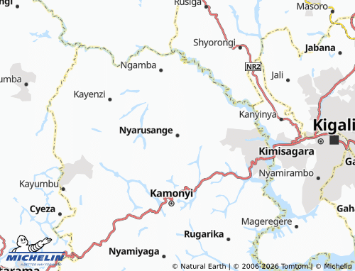Mapa MICHELIN Nyarusange - ViaMichelin