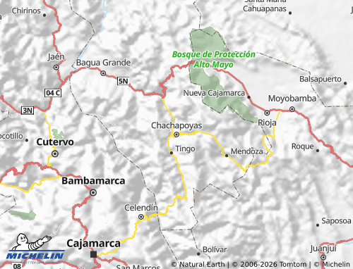 Carte MICHELIN Amazonas - ViaMichelin