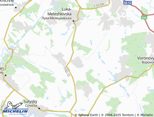 MICHELIN Ivanivka map - ViaMichelin