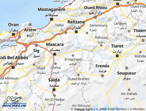 Carte MICHELIN El Hachem - ViaMichelin