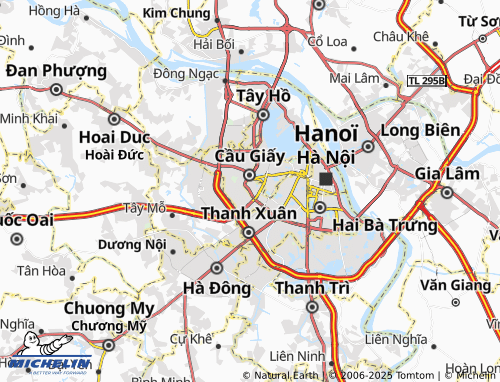 MICHELIN Láng Thượng map - ViaMichelin