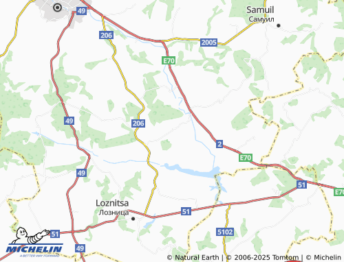 MICHELIN Gorotsvet map - ViaMichelin