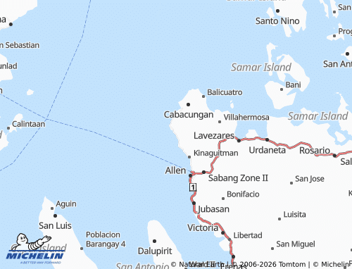 MICHELIN Lipata map - ViaMichelin