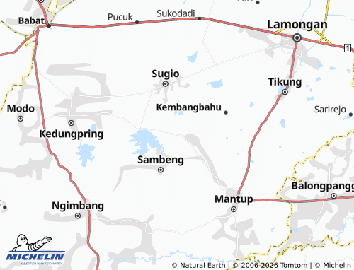MICHELIN-Landkarte Lawanganagung - ViaMichelin