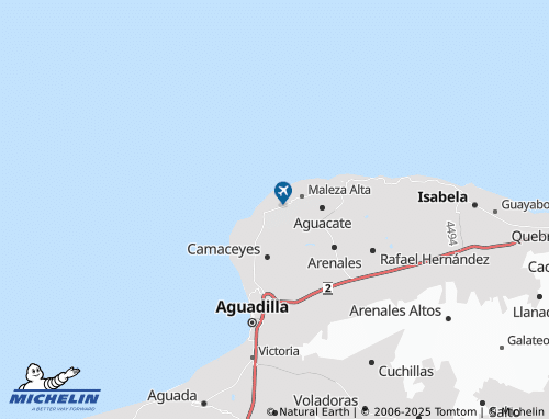 MICHELIN Maleza Baja map - ViaMichelin