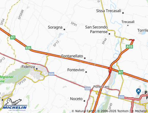Mappa MICHELIN Cannetolo - ViaMichelin