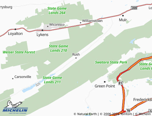 MICHELIN Rush map - ViaMichelin