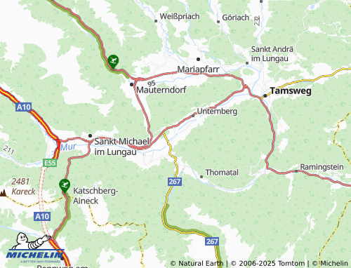 MICHELIN Flatschach map - ViaMichelin