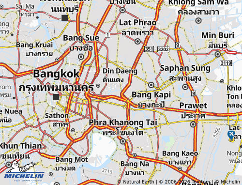 Mapa MICHELIN Bang Kapi - ViaMichelin