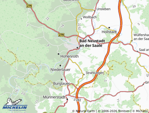 MICHELIN Salz map - ViaMichelin