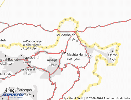 Mapa MICHELIN Mashta Hasan - ViaMichelin