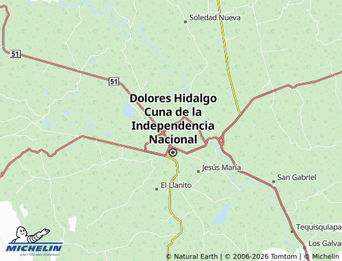 MICHELIN Lomas del Tec map - ViaMichelin