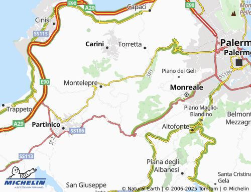MICHELIN Suvarelli map - ViaMichelin