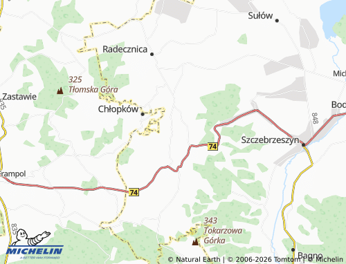 Mapa MICHELIN Podborcze - ViaMichelin