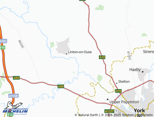 MICHELIN Newton-on-Ouse map - ViaMichelin