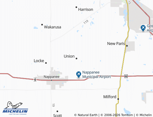 Mappa MICHELIN Union - ViaMichelin