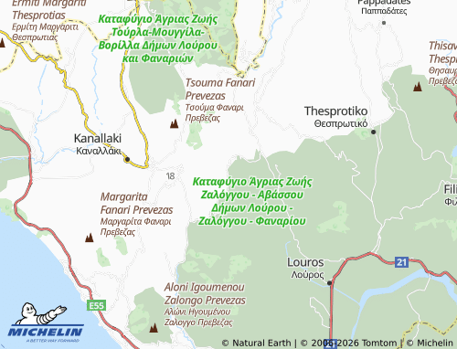 MICHELIN Ano Rachi map - ViaMichelin