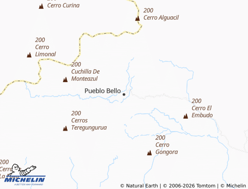 Mapa MICHELIN Pueblo Bello - ViaMichelin
