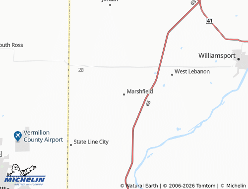 Mappa MICHELIN Marshfield - ViaMichelin