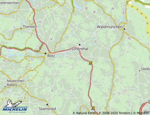 MICHELIN-Landkarte Flischbach - ViaMichelin