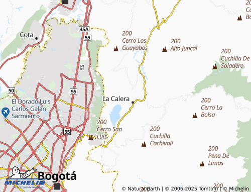 MICHELIN La Toma map - ViaMichelin
