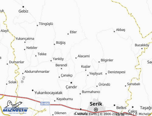 Mapa MICHELIN Alacami - ViaMichelin