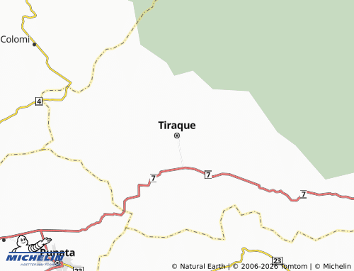 Kaart MICHELIN Tiraque - ViaMichelin
