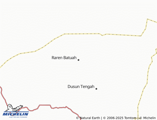MICHELIN Raren Batuah map - ViaMichelin