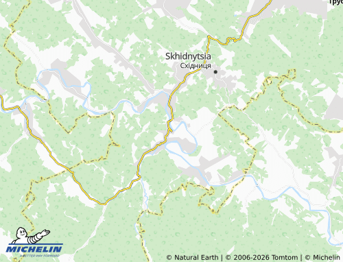 MICHELIN Rybnyk map - ViaMichelin