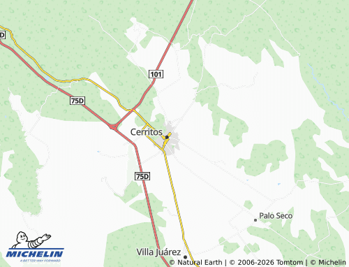 MICHELIN De San Antonio map - ViaMichelin