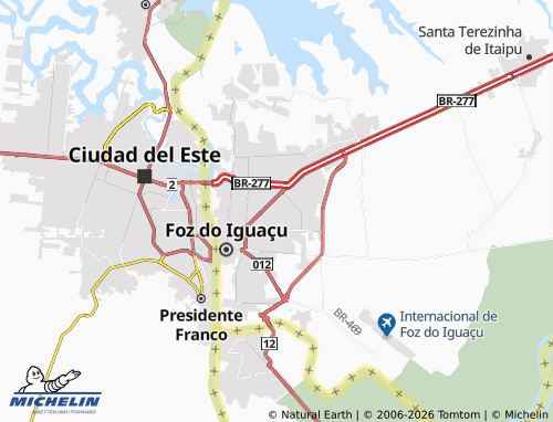 Mapa MICHELIN Campos do Iguaçu - ViaMichelin