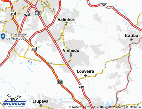 Mappa MICHELIN Vinhedo - ViaMichelin