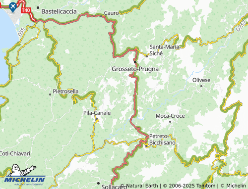Mappa MICHELIN Urbalacone - ViaMichelin