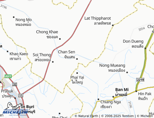 MICHELIN Chan Sen map - ViaMichelin