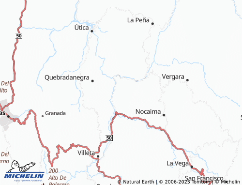 MICHELIN Cañadas map - ViaMichelin