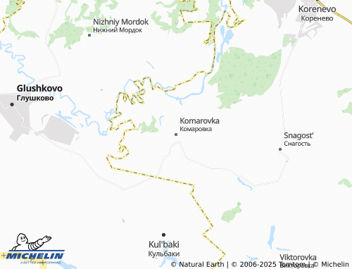 MICHELIN Komarovka map - ViaMichelin