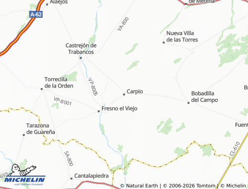 MICHELIN Carpio map - ViaMichelin