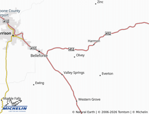 Mappa MICHELIN Olvey - ViaMichelin