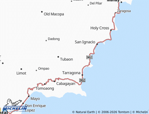 MICHELIN Maganda map - ViaMichelin