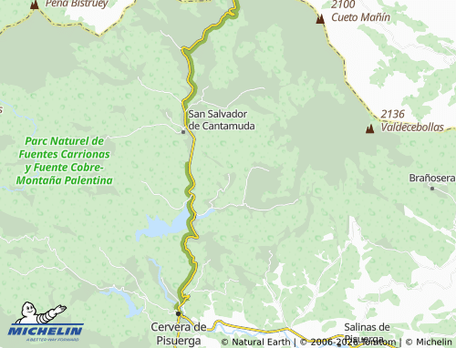 Mappa MICHELIN Verdeña - ViaMichelin