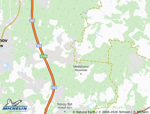 Carte MICHELIN Bortnevo - ViaMichelin