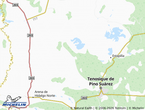 Carte MICHELIN Ejido Usumacinta - ViaMichelin