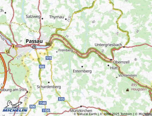 MICHELIN-Landkarte Unteresternberg - ViaMichelin