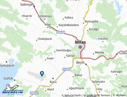 Kaart MICHELIN İçme - ViaMichelin