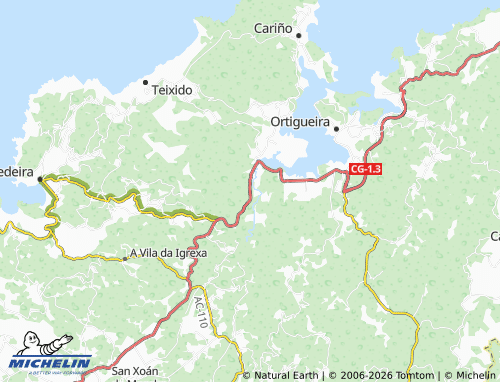 MICHELIN Beluz map - ViaMichelin