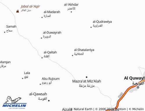 Kaart MICHELIN al-Shatalaniya - ViaMichelin